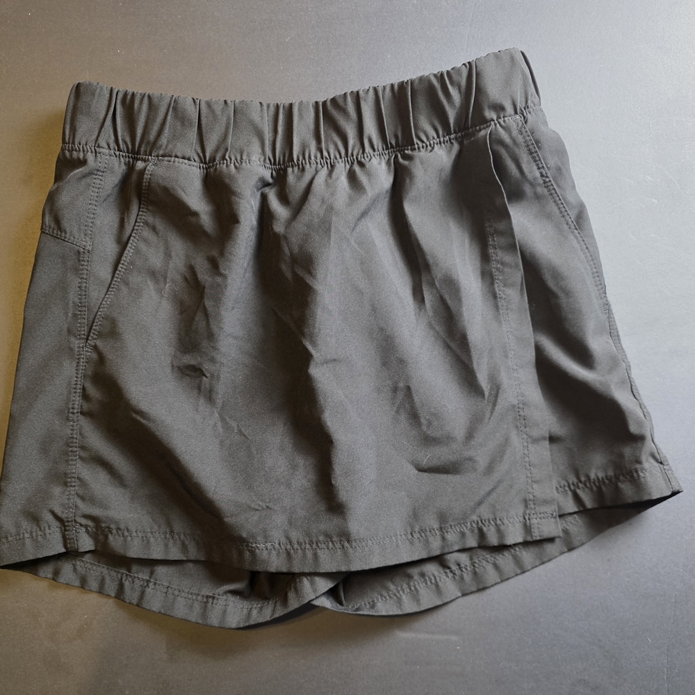 Kids Elastic Waist Skort - Black